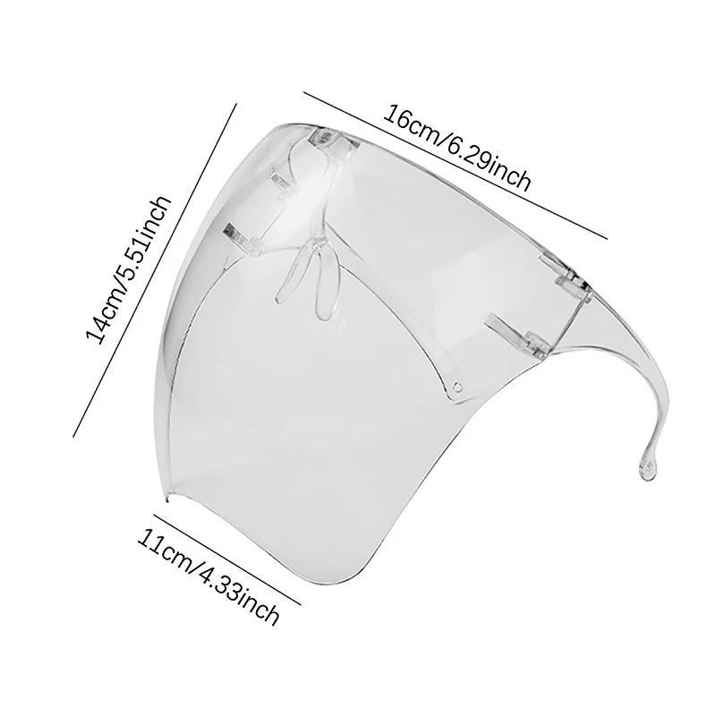 1 Pcs Full Face High-Definition Transparent Anti Fog Anti Splash Protective Mask High Transparency Goggles Nail Art Tool