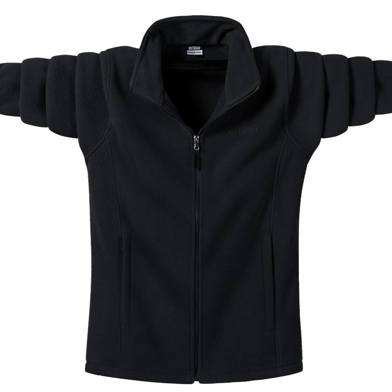 

Dm Men s Jackets with Added Fat and Oversized Men s Jackets with Loose Fleece Jackets XL чорний