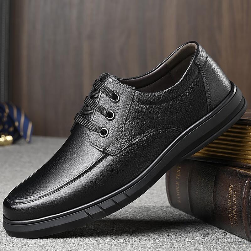EGCHI J6627 Men s Leather Business Casual Dress Shoes 41