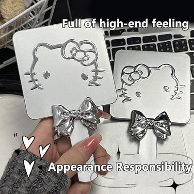 Sanrio Lustro ręczne Kawaii Anime Hello Kitty Przenośne lustro kosmetyczne Urocze kreskówkowe prezenty dla dziewczynek