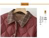 Stylish Velvet-Lined Cotton Jacket for Middle-Aged & Elderly Women - 2025 Autumn/Winter Collection