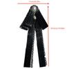 Temperament Bow Lace Long Ribbon Corsage Korean Sweet Brooch Shirt Collar Pins Mourning Brooch Necktie Jewelry
