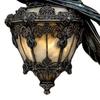 Raven On Lantern Acrylic Suncatcher Faux Stained Glass Window Wall Hanging Ornament Gothic Crow On Lamp Halloween Decor for Dark Academia Home Decor