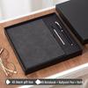 High-End Custom Sheepskin Business Notebook with Logo