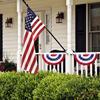 American Pleated Fan Flag, American US Bunting Flag Patriotic Stars