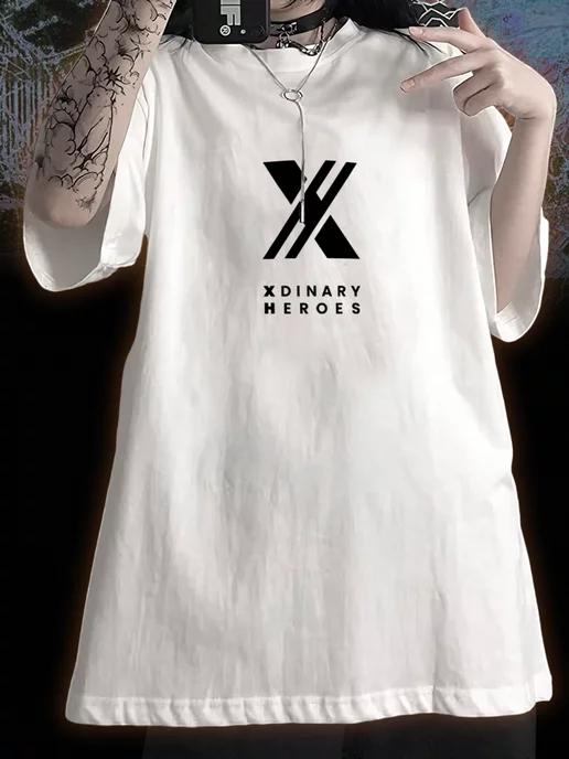 Xdinary Heroes oversized T-shirt XL