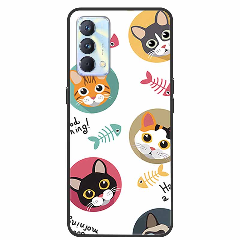 For Realme GT Master Cases Soft TPU Silicone Cat Lovely Covers For Realme GT 5G Back Case Funda RealmeGT Master Explorer Edition