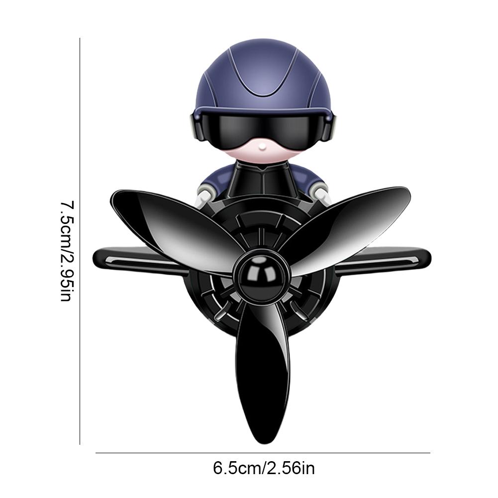 Astronaut Air Outlet Car Aromatherapy Car Air Vent Perfume Clip Pilot Aircraft Car Air Freshener Clip Car Interior Decoration