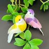 6PCS Statue Fake Bird Christmas Tree Figurines Decor Xmas Model Birds  For Wedding Christmas Home