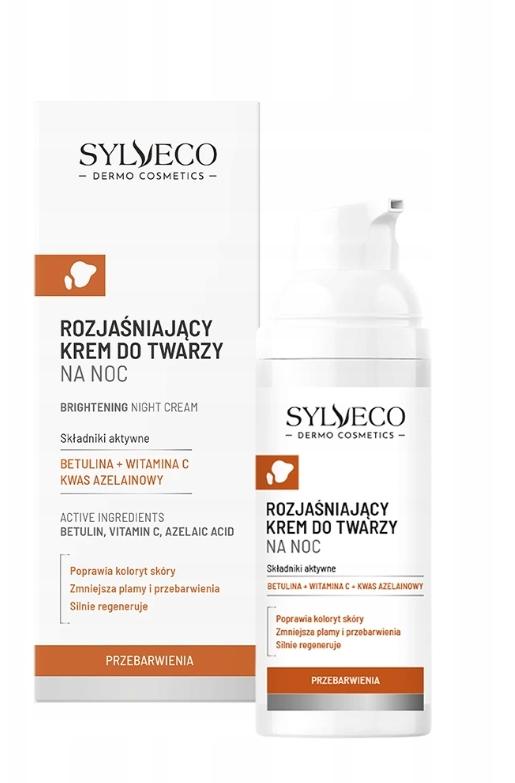 Sylveco Dermo Brightening Night Facial Cream for Discoloration, 50ml