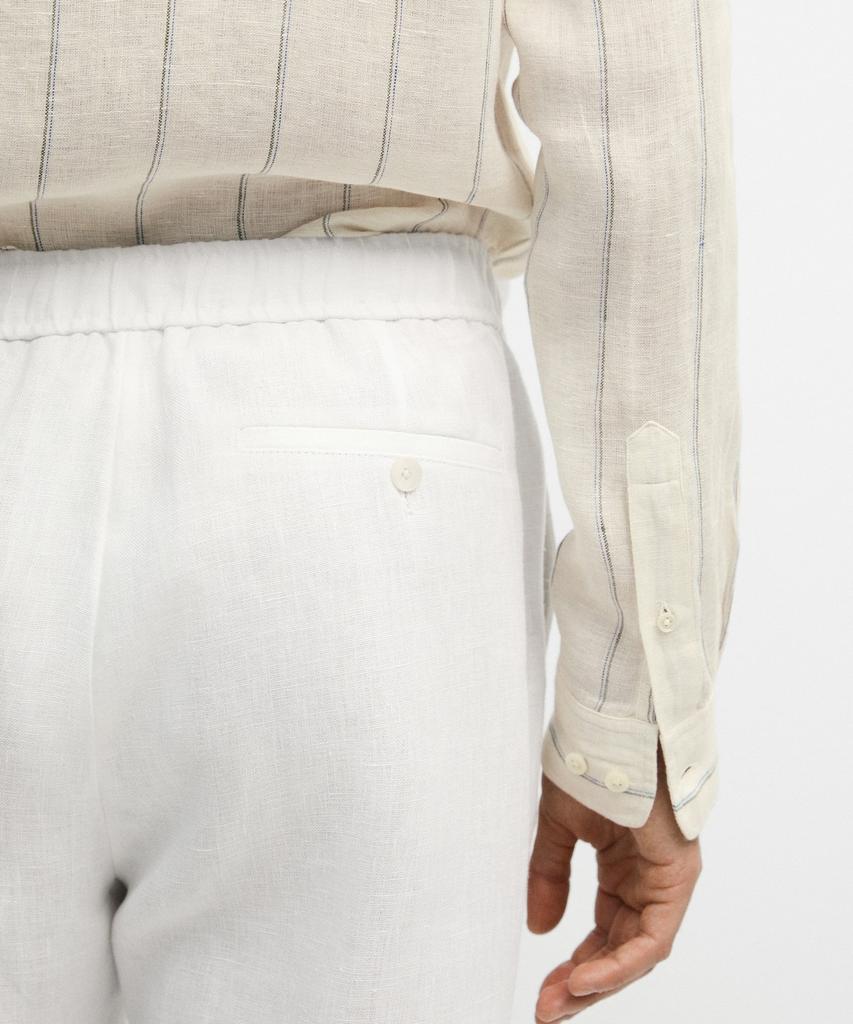 Masimodutti 100% Linen Jogger Fit Pants