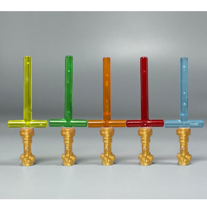 Medieval Knight MOC Building Block Helmet Mask Soldier Weapon Short Trident Shoulder Armour Vest Gun Hoe Axe Sword Toy Gift K049