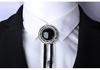Korean Men's Gem Inlaid Bolo Tie Necklace and Shirt Ornament