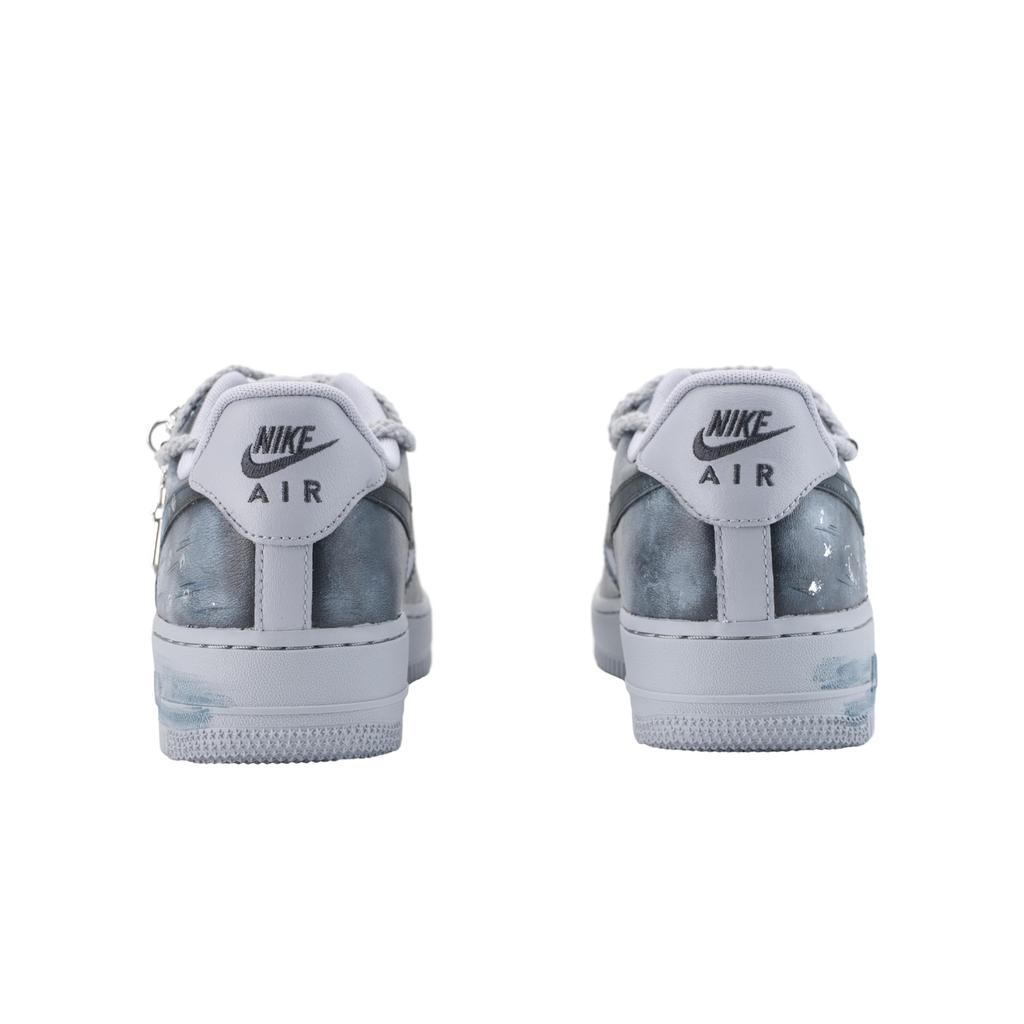 Nike Air Force 1 City Memories Gri Rezistent la Abraziune Antiderapant Pantofi de Skateboard cu Top Jos Bărbați Gri Albastru IR0952-002(Echipa626-)