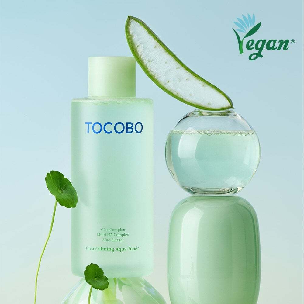 Tocobo - Cica Calming Aqua Toner - 200ml / Soothing, Hydrating, Moisturizing, Korean Cosmetics, Kbeauty