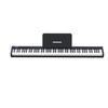 NikoMaku SWAN-S 88-Key Digital Piano with Japanese Language, MIDI Support, Compact, Lightweight, Slim Design, Rechargeable, for Beginners, Soft Case,