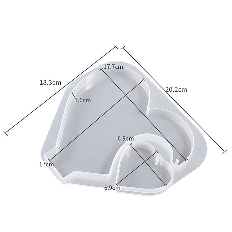 

Большие формы из смолы для фоторамок, силиконовые формы в форме сердца для эпоксидной смолы, форма для изготовления уникальной фоторамки своими руками