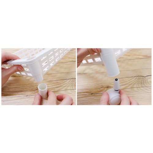 Izumi Kasei Vita Long Rack T4-Tier Kitchen Cart with Casters, 3749