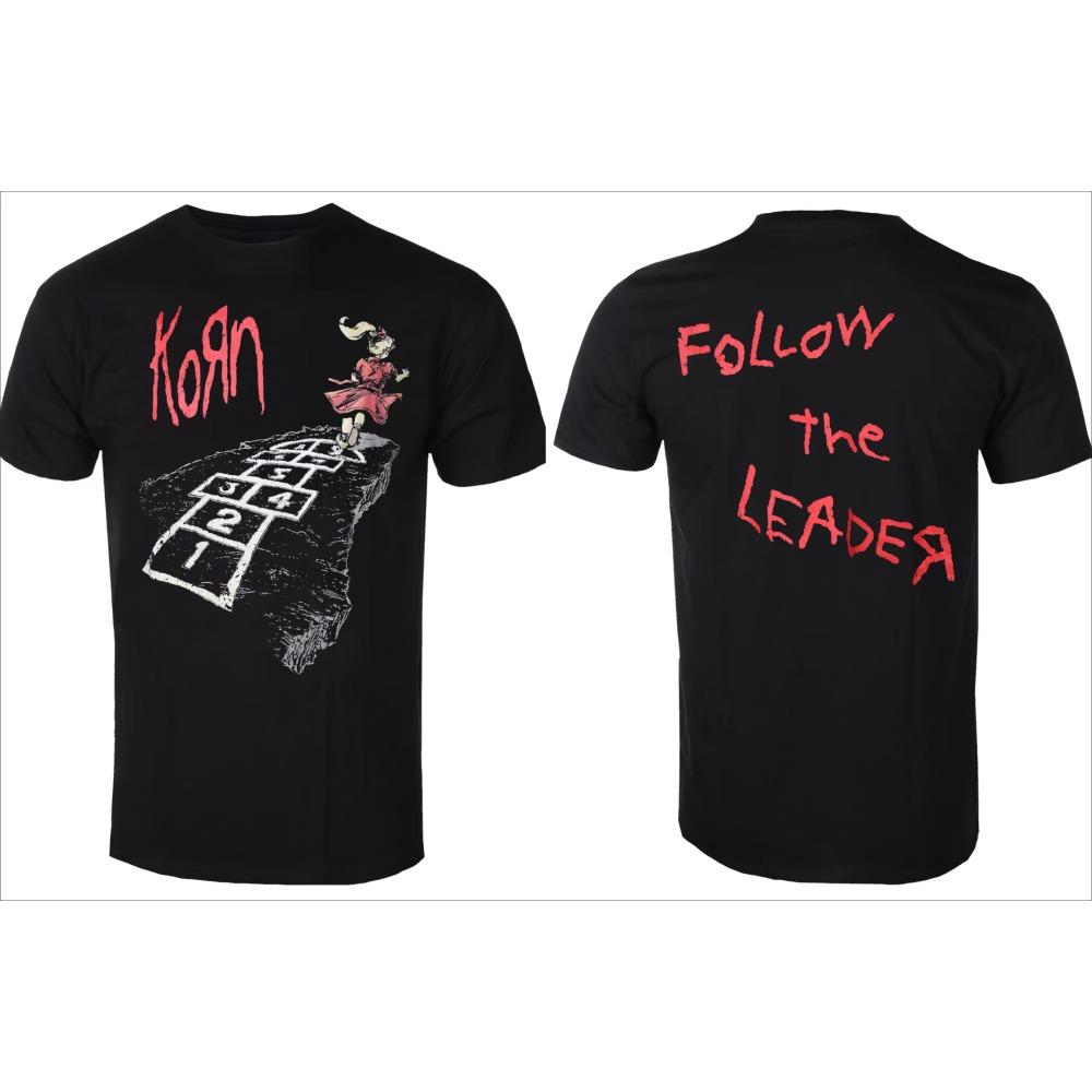

Korn Follow The Leader Metal Rock Band T-Shirt Men and Women Short Sleeve Cotton Tees Streetwear Brand Tshirt Unisex Summer Tops 5XL різнокольоровий