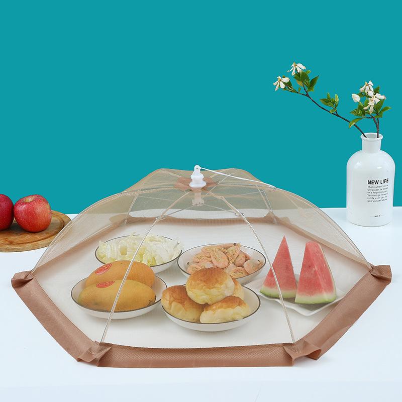 Foldable Food Covers Dining Table Mesh Cover Home Anti Fly Mosquito Tent Umbrella Picnic Protect Net Kitchen Accessories