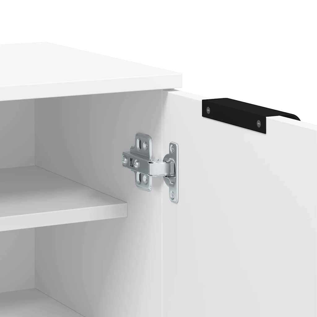 Vidaxl Szafka Na Buty, Biała, 59X35X100 Cm, Materiał Drewnopochodny