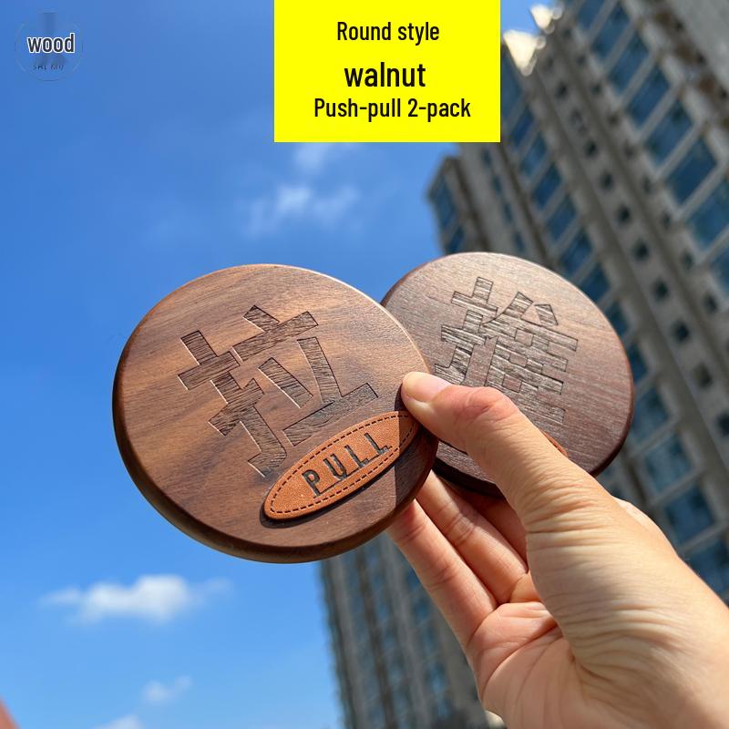 Ten Wood Entry Wind Chime Doorbell - Hanging Door Bell Reminder