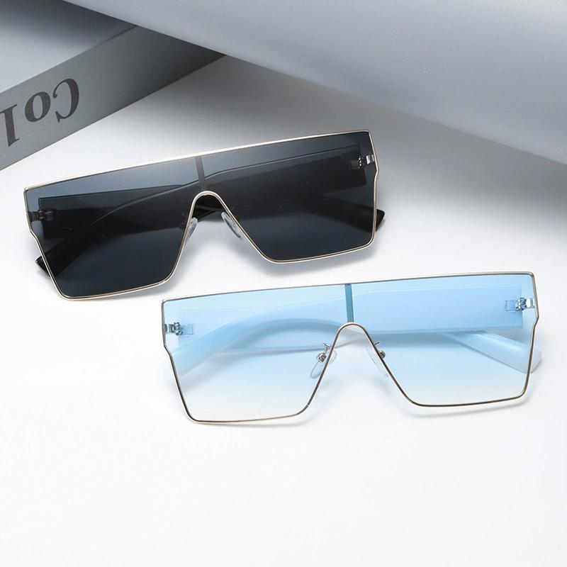 Square Sunglasses Women Men Fashion Trendy Luxury Brand Design One Piece Decoration Sun Glasses Outdoors Travel Driving UV400