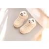 Fashion Retro High-top Children's Sports Shoes Thin Velvet Winter Casual Soft-soled Toddler Shoes Little White Shoes