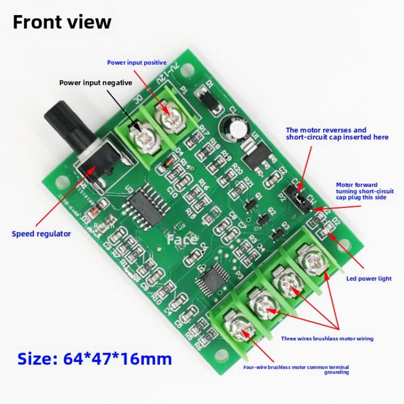 7V-12V Brushless Motor Driver Board CD-ROM Drive Hard Disk Motor Speed Controller