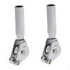 2Pcs Heavy Duty Trolling Fishing Double Roller Rod Guide 6/10mm