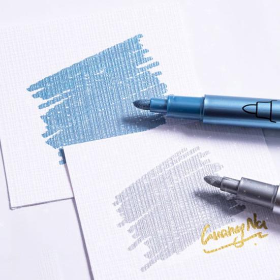 Zestaw 12 szt./pudełko długopisów żelowych Jasne, nasycone kolory Mocne pokrycie Klips Projekt Długopisy atramentowe Papier