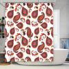 Vintage Paisley Shower Curtain Floral Print Bathroom Decor Waterproof Fabric 72X78 Inch For Bathtub Garden Tub Sink Sink Faucet