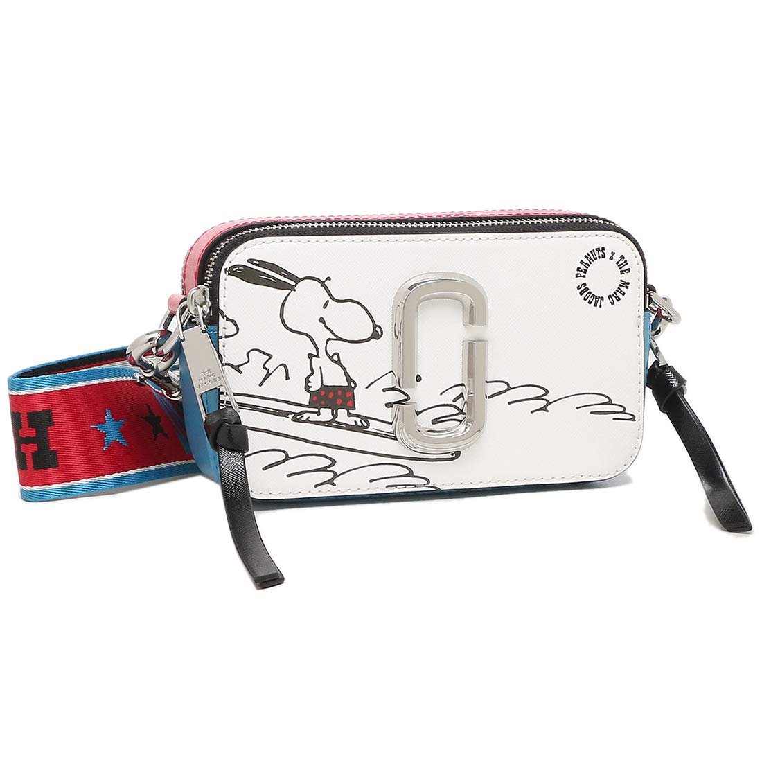 

Сумка через плечо Snapshot Double J Snoopy SNOOPY Peanuts Collaboration PEANUTS MARC JACOB THE SNAPSHOT One WHITE MULTI [Marc Jacobs] Женская белый