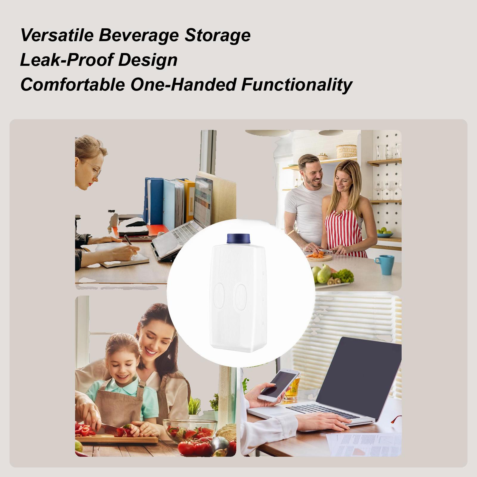 

Cold Water Jugs Leak-proof Water Bottle With Scale Refrigerator Water Jugs For Cold Water Iced Tea Juice Coffee Milk Beverages CN