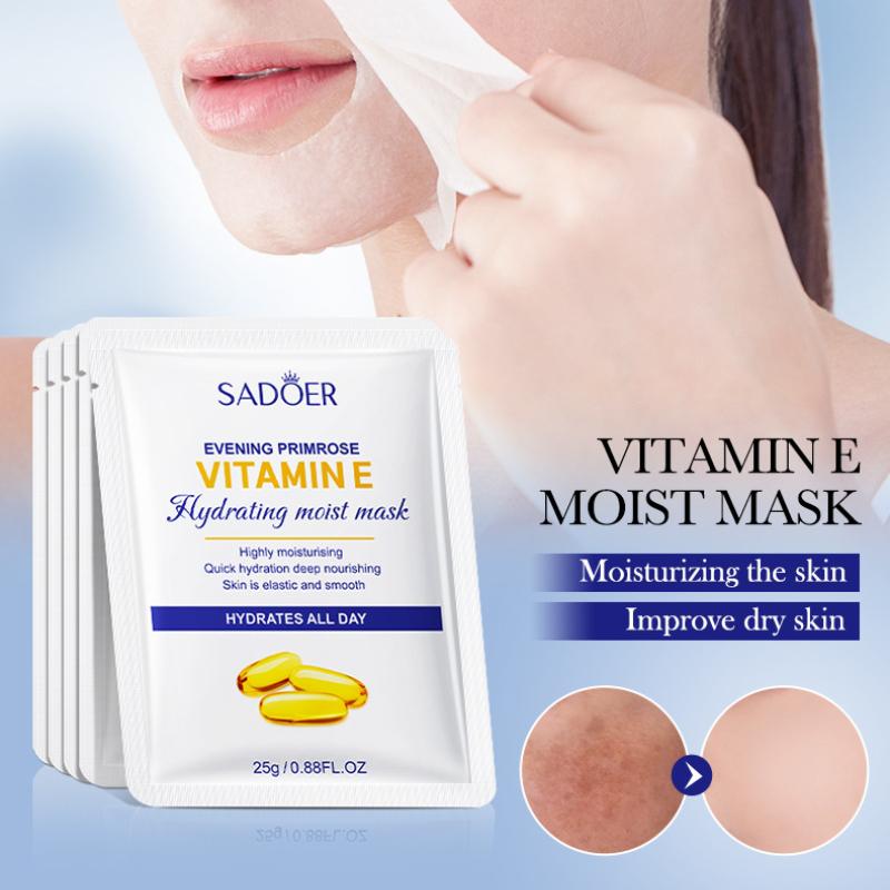 Masque Vitamine E Onagre SADOER Hautement Hydratant Hydratant Masque Hydratant