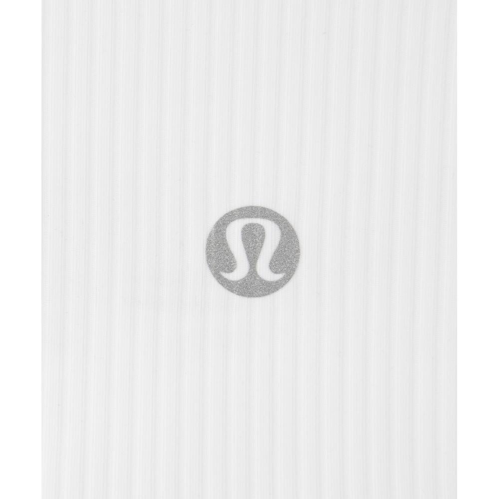 Lululemon Like A Cloud RiBBed Longline BrA  Light Support  B C Cup White