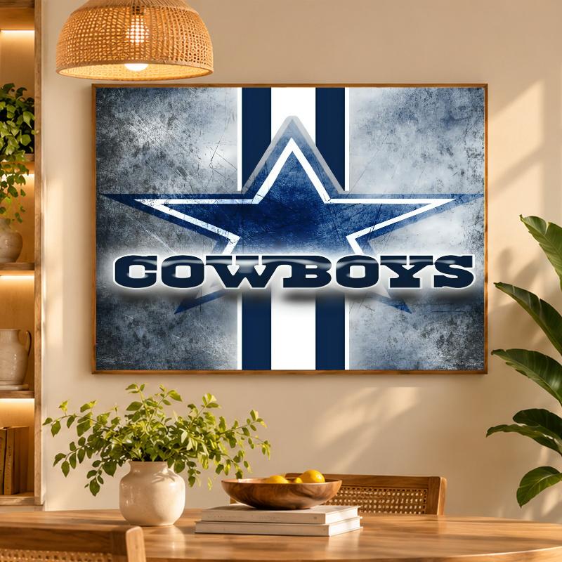 5D Diamond Painting Dallas Cowboys DIY Full Drill Diamond Art Kit Home Decoration