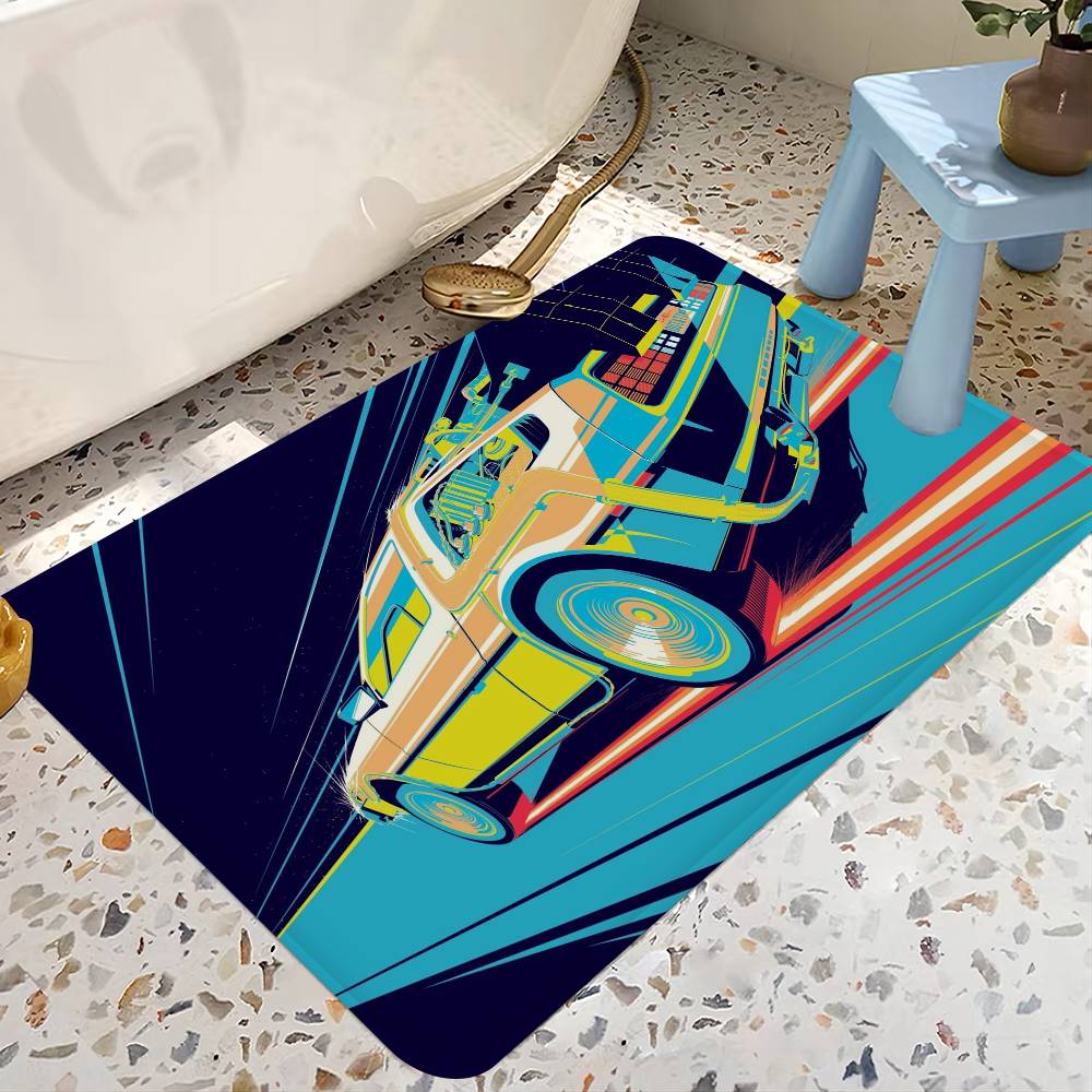 Comedy Movie Back To The F-Future Floor Mat Rectangle Anti-slip Home Soft Badmat Front Door Indoor Outdoor Mat Welcome Doormat