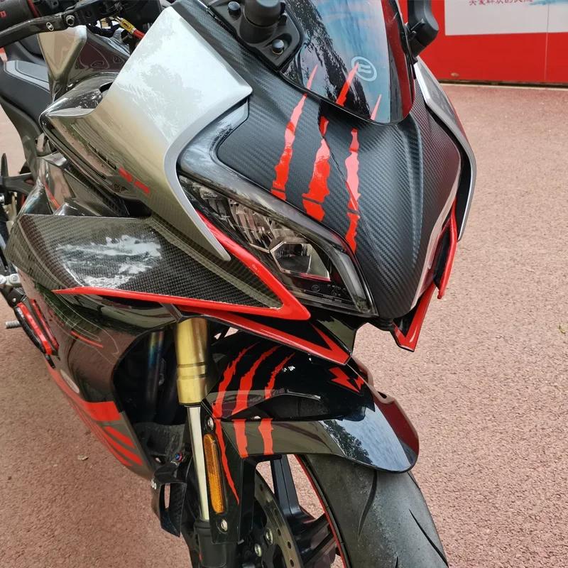 2PCS Motorcycle Monster Claw Scratch Stickers DIY Motocross Helmet Body Vinyl Decals for BMW KTM Kawasaki YAMAHA SUZUKI HONDA