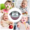 Baby Bowls With Suction Silicone Suction Bowl Baby Double Layer Anti Scald Dinnerware With Silicone Sleeve Reusable Toddler
