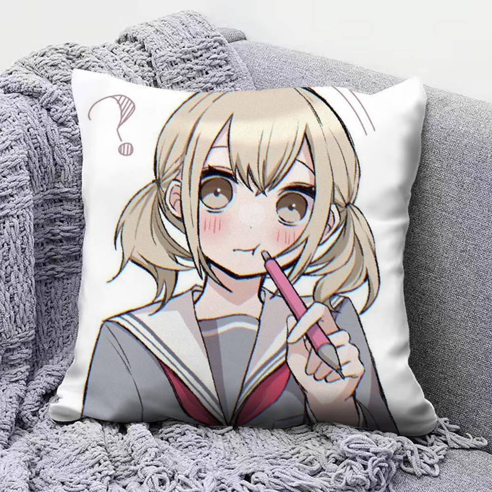 Kohane Azusawa Pillow Covers, Home Sofa Cushion Covers And Aecorative Custom Peach skin 18*18(CM)-1Pcs