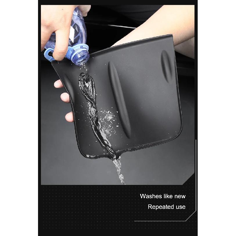 For Tesla Model 3/Y/X/S 2021-2024 Central Control Wireless Charging Silicone Pad Non-slip Pad Dust-Proof Charger Protect Cover
