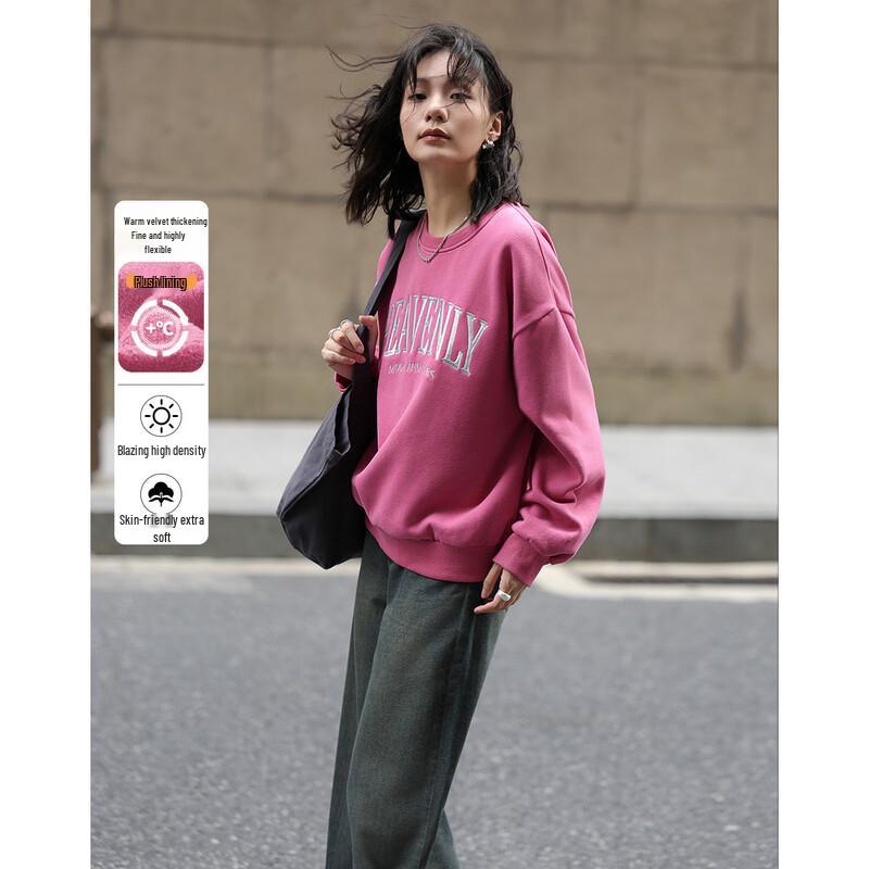 Demana Plush-Lined Embroidered Women's Sweatshirt