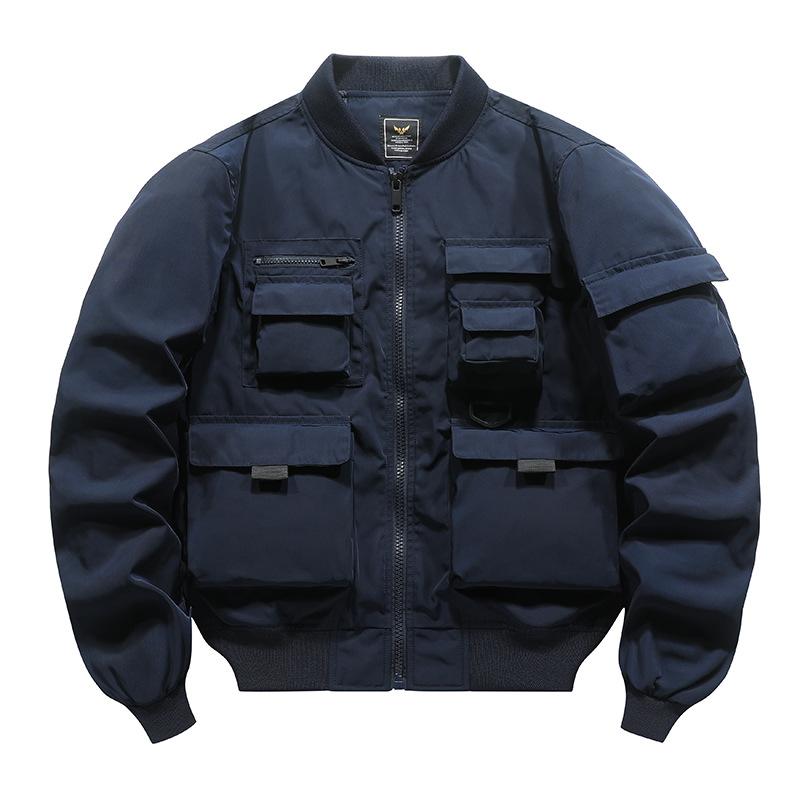 Jacket Men's American Vintage Baseball Jacket Functional Jacket Charge Top