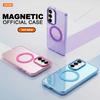 Cute Magnetic Phone Case for Samsung Galaxy S26 S23 S24 S2 FE Ultra A6 A36 A37 A7 A16 A17 A07  Clear Protector Cover