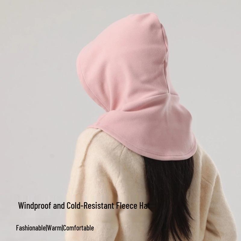Căciulă de iarnă Pullover Unisex cu Mască de Ciclism Integrată și Protecție pentru Urechi și Gât.