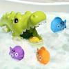 Nteractive Crocodile Bath Toy for Kids, Educational Water Playset, Durable Plastic, Fun Feeding Action, for Ages 0-3