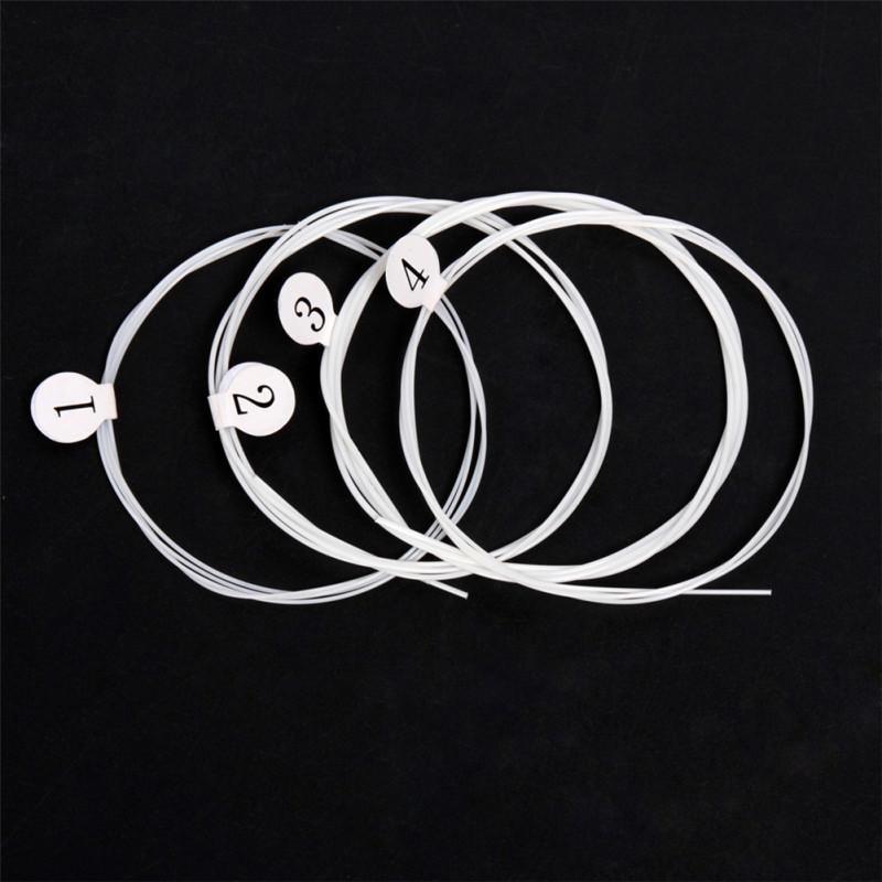 U105 Ukulele Strings Nylon Soprano Concert Tenor Ukelele Strings Musical Instrument Replacement Part