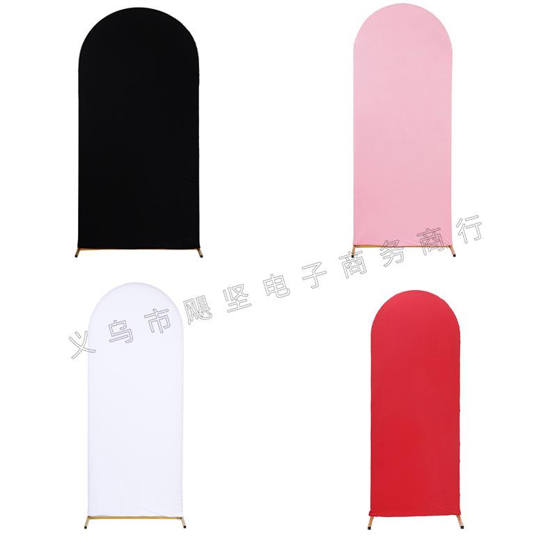 High-Elastic Thick Arch Fabric Cover for Wedding and Party Photography Backgrounds