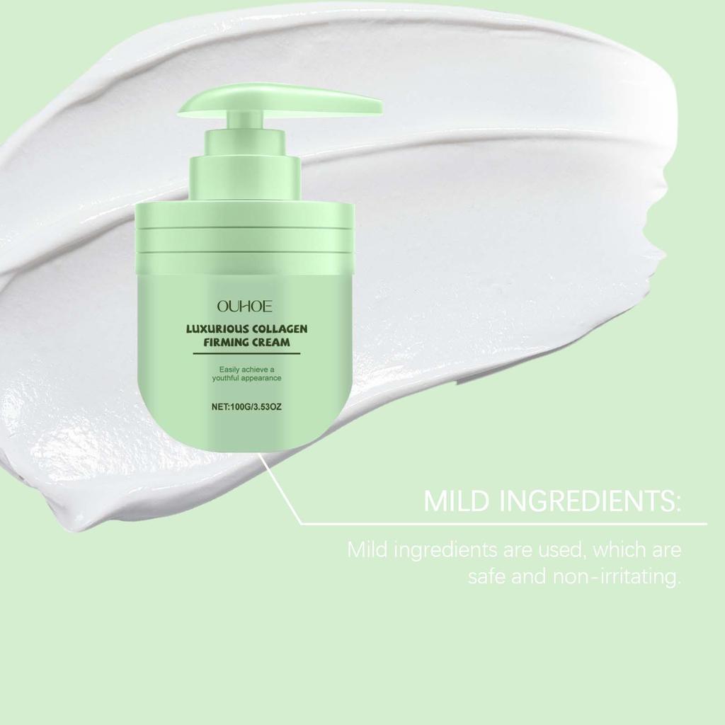 OUHOE Nawilżacz kolagenowy, codzienna pielęgnacja skóry, odżywczy, nawilżający, ujędrniający, nawilżający, do masażu, balsam do ciała, zmniejsza drobne linie